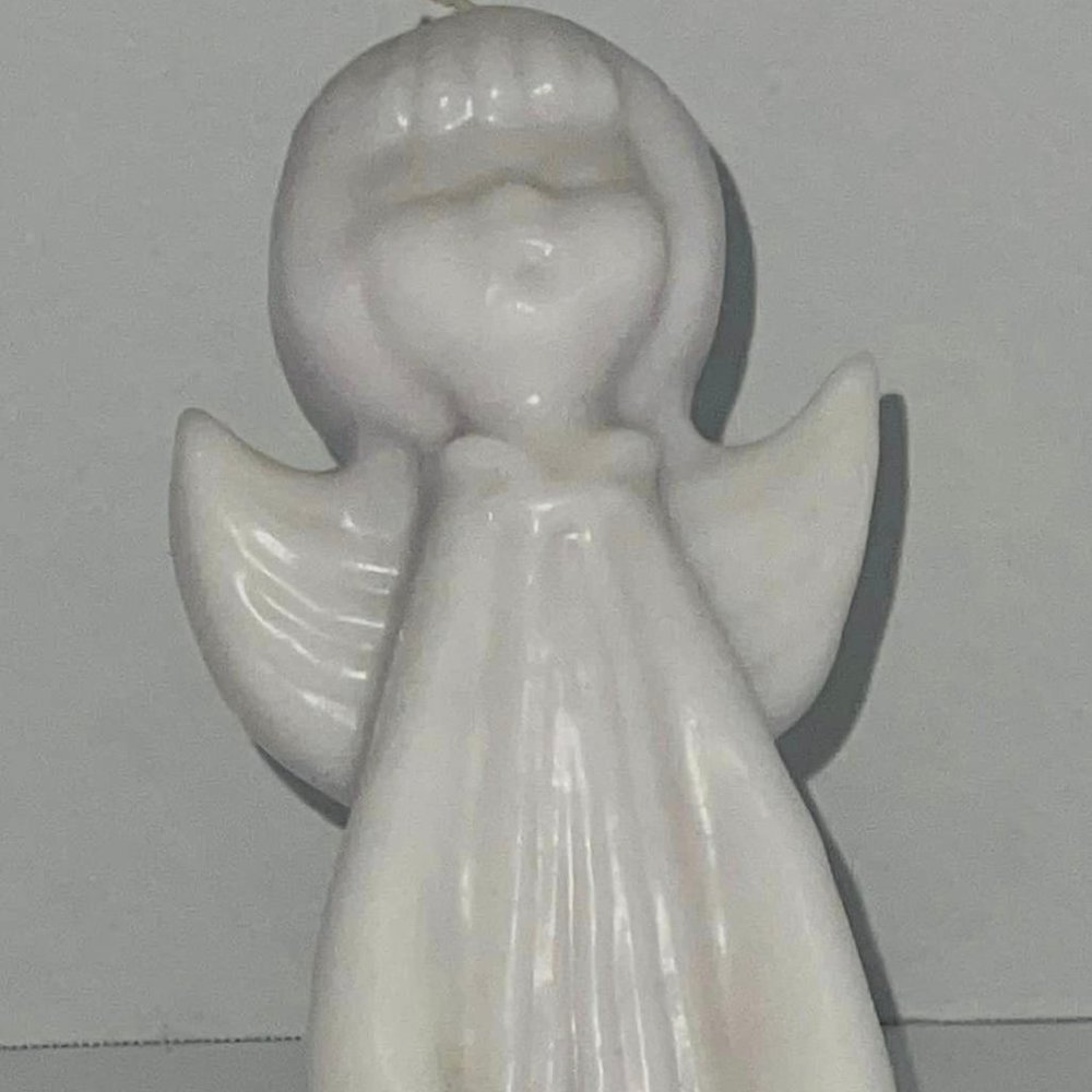 CANDLE CHOIR ANGEL made of WAX~ VINTAGE Christmas --  Beautiful